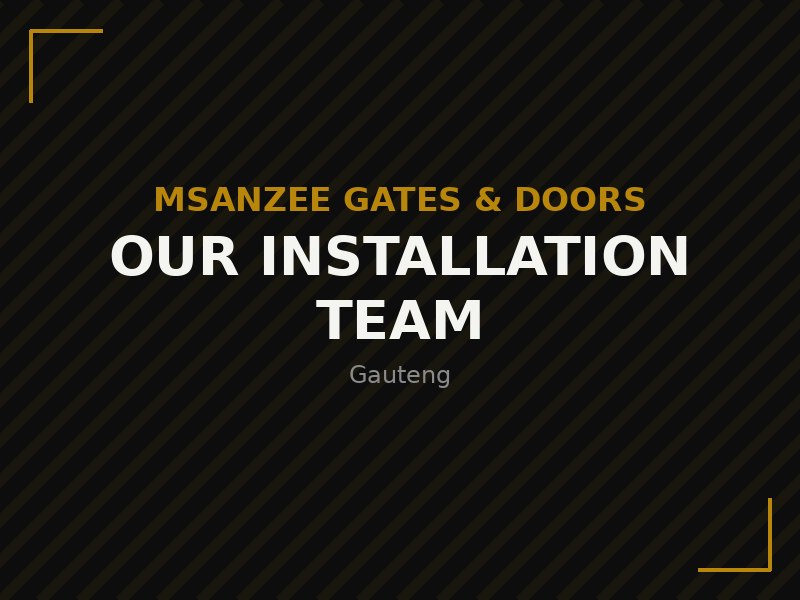 Professional roller door installation team Gauteng
